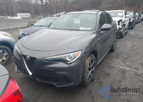 2022 Alfa Romeo Stelvio Ti Awd из США, поврежденный, VIN ZASPAKBN6N7D31686